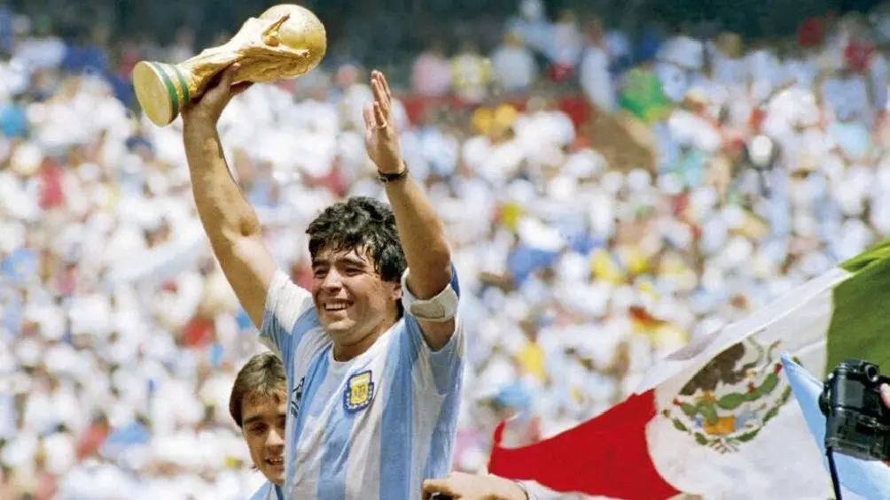 Maradona campeón del Mundo con Argentina en México 1986 | TWITTER | @ALEMANIAPRIMER