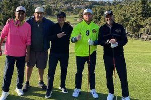 Jorge Campos y Luis García se reunieron con Canelo Álvarez para jugar golf