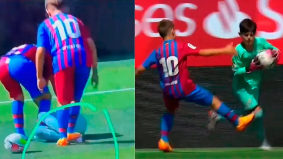 Barcelona: Jugadores blaugranas Sub 12 agredieron a portero del Espanyol