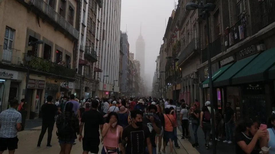 CDMX: Servicio Meteorológico Nacional reportó fuertes rachas de viento en la capital y Edomex