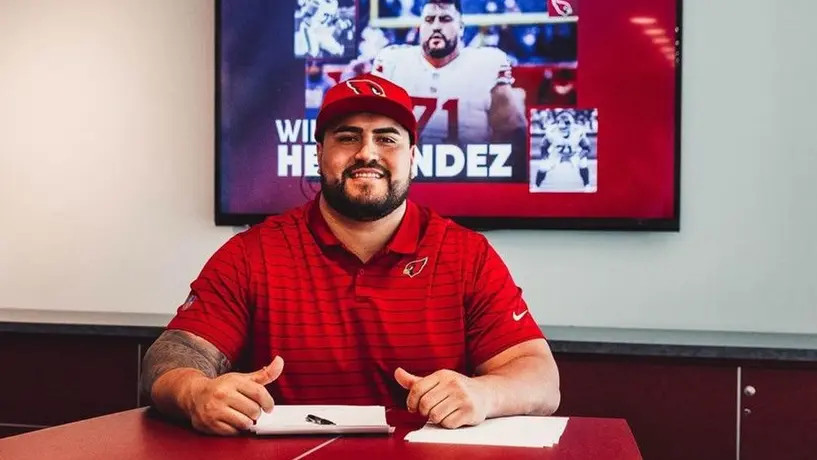 Cardinals: William Hernández, emocionado por jugar partido de la NFL en el Estadio Azteca
