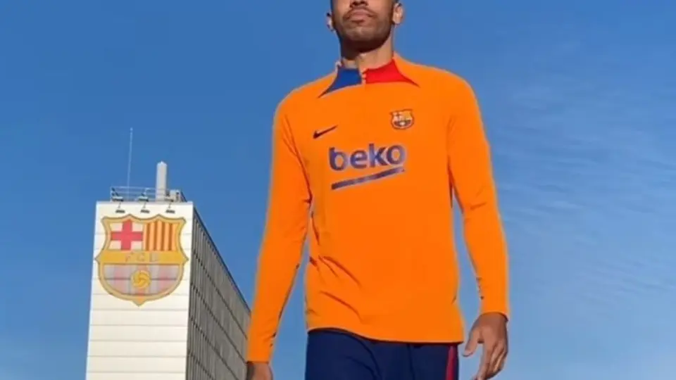 Aubameyang: 'Es un honor para mí estar en el Barça, estoy aquí para ayudar'