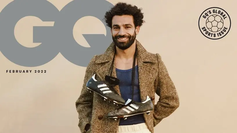 Mohamed Salah: Protagonizó la portada de la revista GQ de febrero