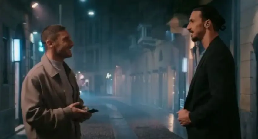 Video: Ibrahimovic y Totti protagonizaron simpático comercial de línea telefónica italiana