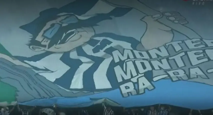 Rayados: Afición de Monterrey desplegó 'monumental' tifo del Señor Barriga en Mundial de Clubes