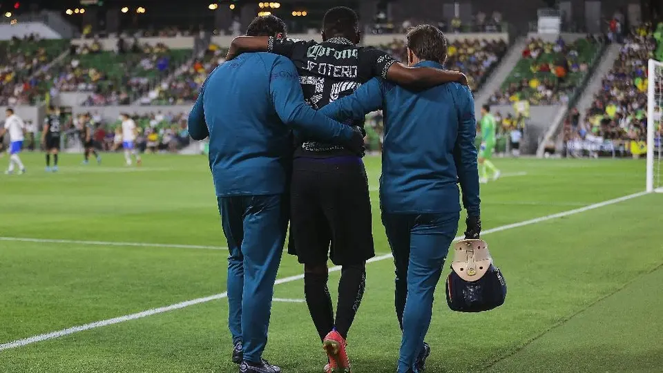 América: Juan Otero se lesionó durante partido amistoso ante Monterrey
