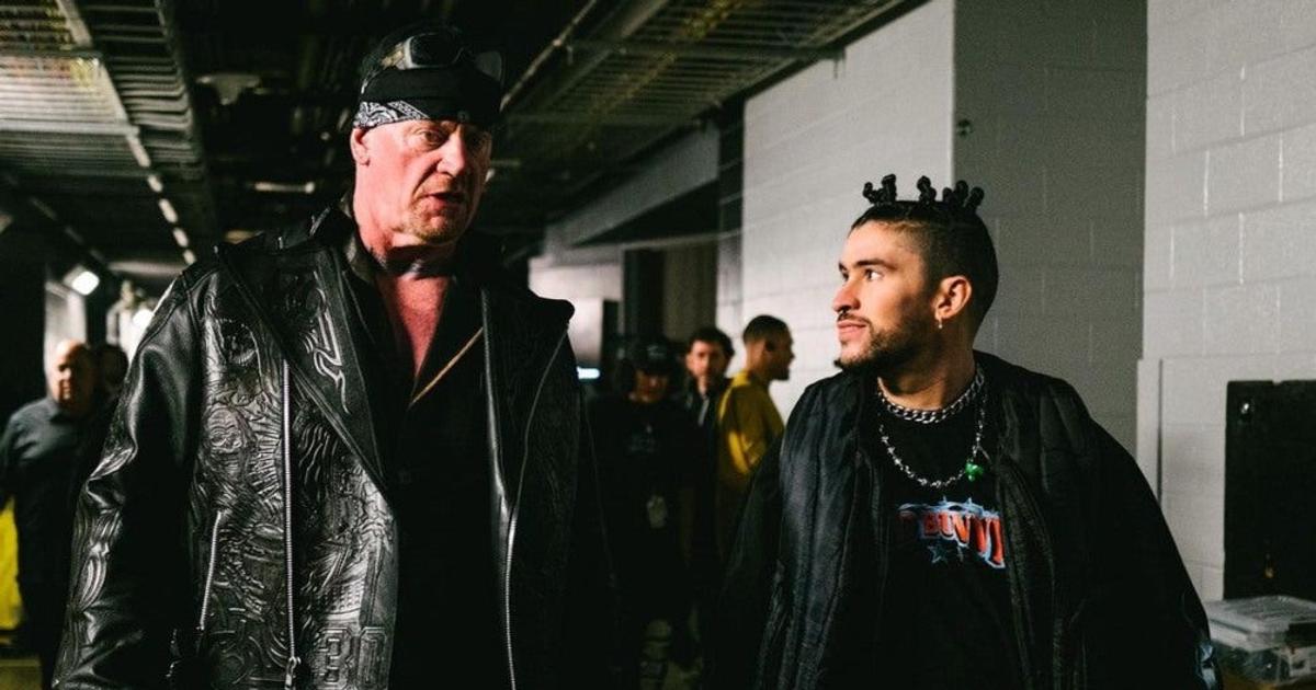 Video: Undertaker hizo aparición especial en concierto de Bad Bunny | RÉCORD