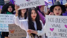 Feministas marcharon para exigir justicia por Debanhi Escobar y feminicidios en el país