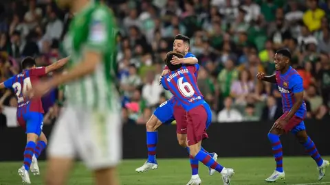 Jordi Alba tras la victoria ante Betis: "Hemos llegado tarde"