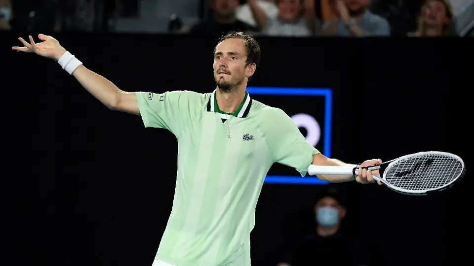 Medvedev: 'Explotó' contra el público en la Final del Abierto de Australia