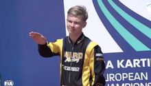 Piloto ruso hizo el saludo nazi en el podio; la FIA investiga el caso
