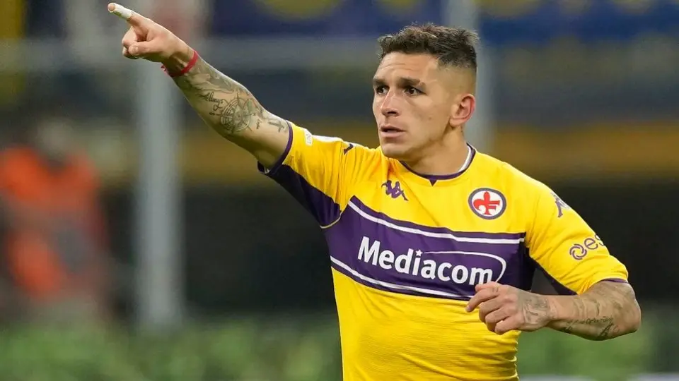 Fiorentina: Lucas Torreira perdió un diente en el empate ante el Inter de Milán