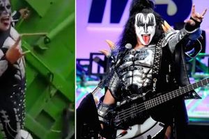 Kiss: Trabajador salió vestido como Gene Simmons a recoger basura