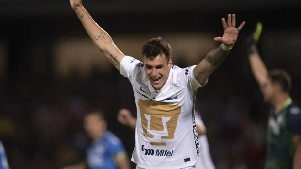 Concachampions: Pumas derrotó a Cruz Azul con doblete de Dinenno