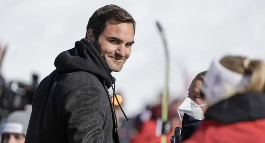 Video: Roger Federer tuvo una simpática reacción al tatuaje de un aficionado