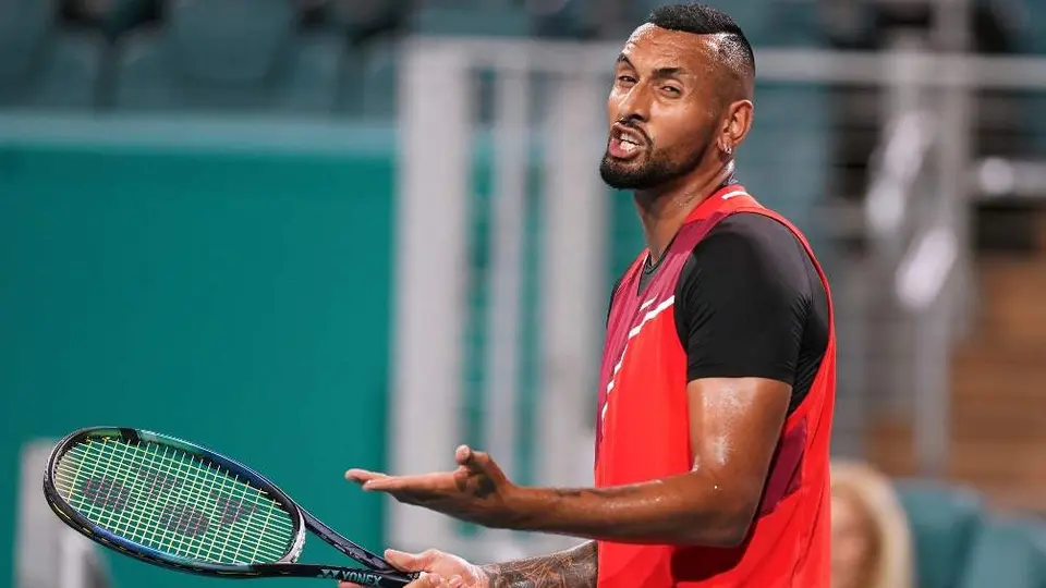 ATP: Kyrgios, multado con 25 mdd por lanzar raqueta y decir groserías