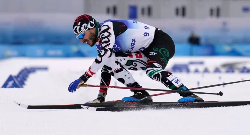 Beijing 2022: Jonathan Soto finalizó en penúltimo lugar en la prueba de esquí de fondo