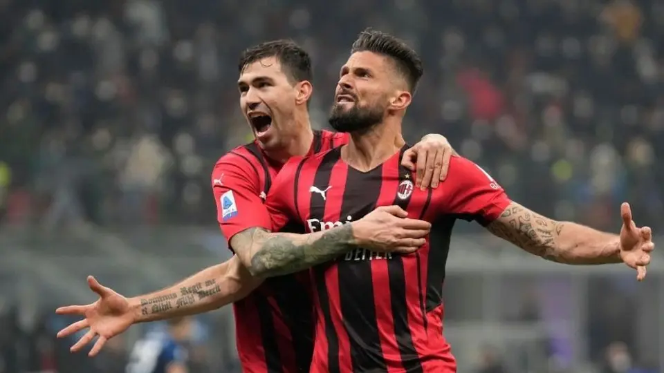 Serie A: Con doblete de Giroud, Milan vino de atrás y se llevó el Derby della Madonnina