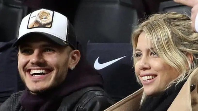 Wanda Nara 'toqueteó' a Icardi durante sesión de trajes de baño