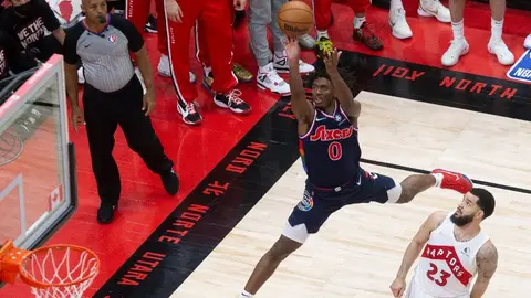 NBA: 76ers superan a Raptors con triple de Embiid en prórroga