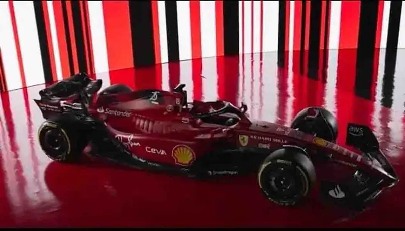 F1: Ferrari presentó el F1-75 para sus 75 años en la Fórmula 1