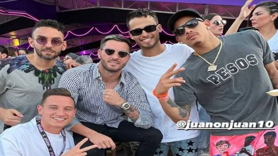 Juan Toscano fue al Machaca 2022 con Gignac, Thauvin y Diego Reyes