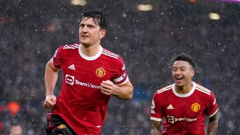 Harry Maguire publicó 'extraña' fotografía tras la victoria del Manchester United