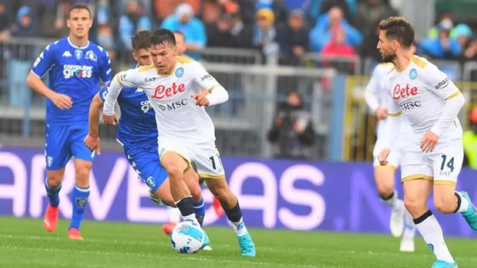 Chucky Lozano y sus compañeros fueron castigados por Luciano Spalletti, DT del Napoli