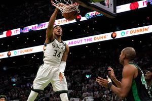 NBA: Bucks superan a Celtics con triple doble de Giannis Antetokounmpo