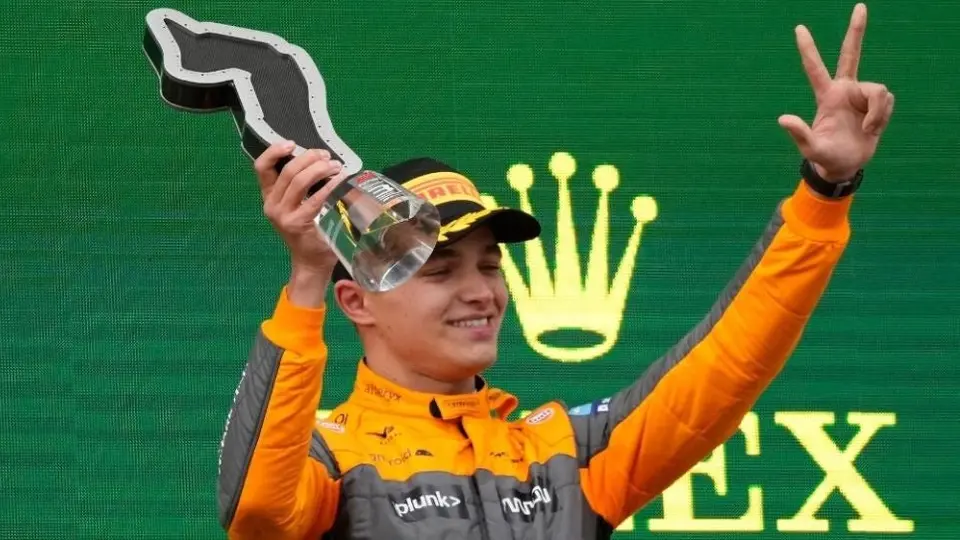 Lando Norris tras subir al podio: 'Acabar en tercero es un gran resultado'