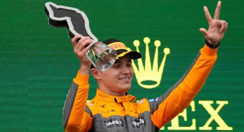 Lando Norris tras subir al podio: 'Acabar en tercero es un gran resultado'