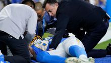Chargers: Donald Parham sufrió espeluznante conmoción tras golpe en la cabeza