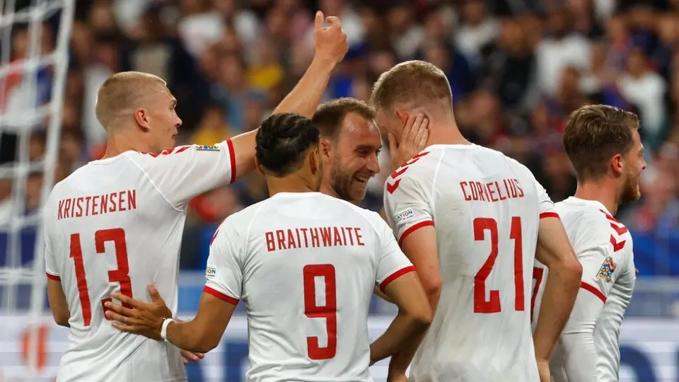 UEFA Nations League: Dinamarca sorprendió y venció de último minuto a Francia