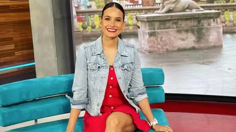 Gina Holguín sufrió choque vehicular y los sujetos se dieron a la fuga