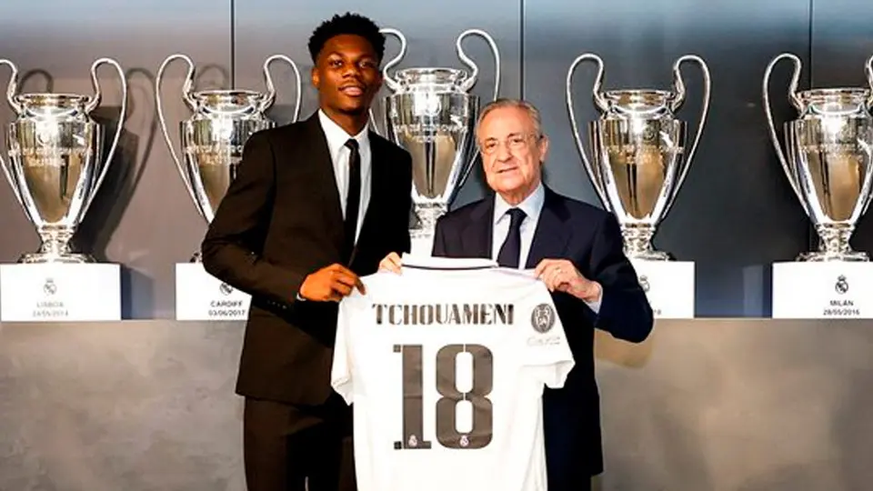 Real Madrid: Tchouaméni, presentado oficialmente con los Merengues