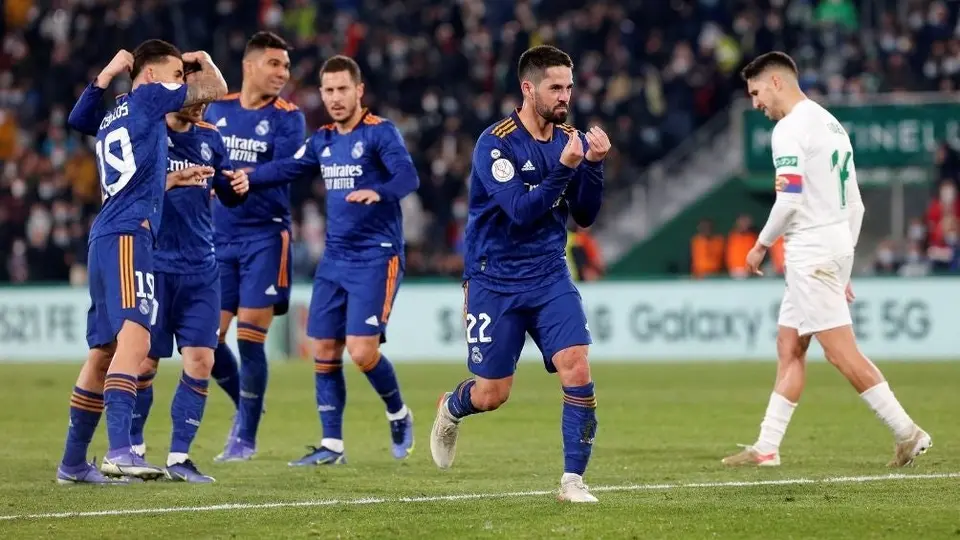 Real Madrid: Remontó con un hombre menos para eliminar al Elche de la Copa del Rey
