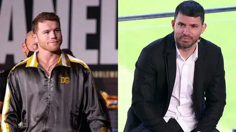 Canelo Álvarez mandó mensaje a Kun Agüero tras anunciar su retiro: 'De los mejores de la historia'