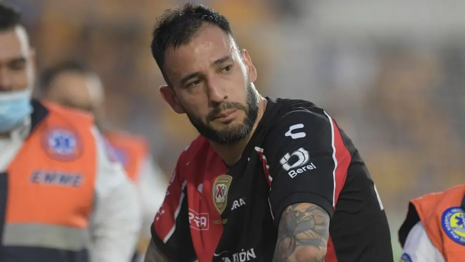 Atlas: Emanuel Aguilera salió lesionado en duelo de Vuelta contra Tigres