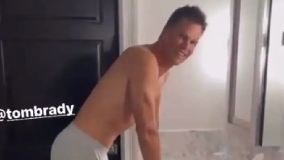 Video: Gisele Bündchen 'ventiló' a Tom Brady durante su tiempo libre