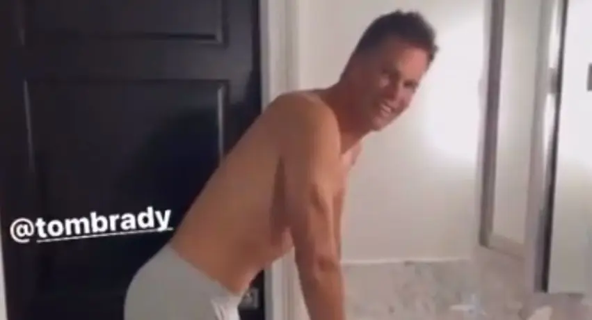 Video: Gisele Bündchen 'ventiló' a Tom Brady durante su tiempo libre
