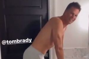 Video: Gisele Bündchen 'ventiló' a Tom Brady durante su tiempo libre