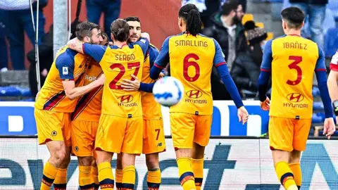 Serie A: Roma derrotó a domicilio a la Sampdoria por la mínima diferencia