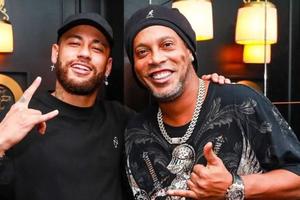 Ronaldinho y Neymar se fueron de fiesta en Miami junto a un reggaetonero
