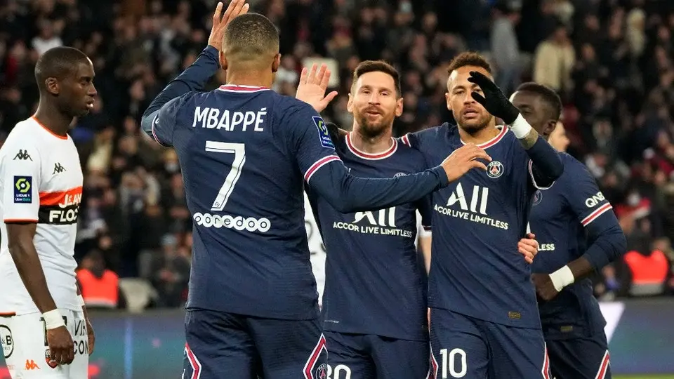 Ligue 1: PSG goleó a Clermont con exhibición del tridente