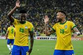 Vinicius Jr y Neymar Jr con Brasil | AP