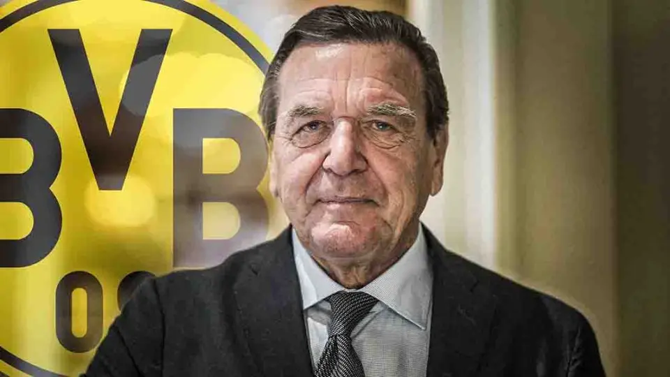 Borussia Dortmund rompió con excanciller alemán por tener relación con Putin