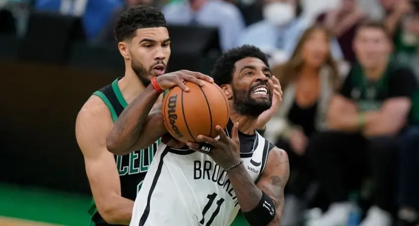 Kyrie Irving estalló en contra de un aficionado de Celtics: 'Chúpala, pe...'