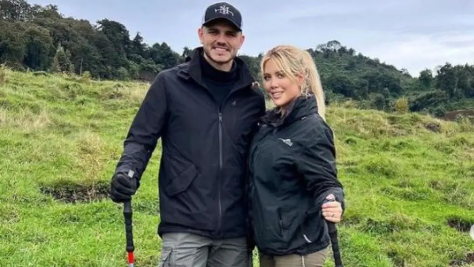 Video: Así son las exóticas vacaciones de Mauri Icardi y Wanda Nara en el corazón de África
