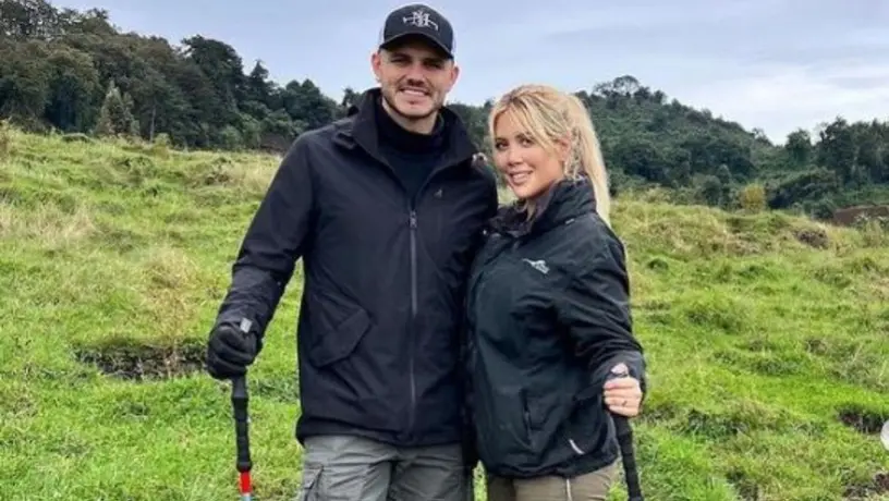 Video: Así son las exóticas vacaciones de Mauri Icardi y Wanda Nara en el corazón de África