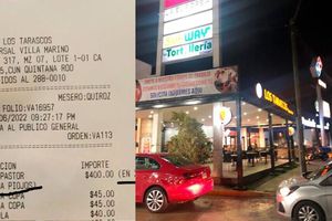 Cancún: Mesero de taquería llama 'piojosos' a clientes; redes sociales lo califican como clasismo